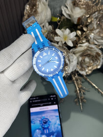 Swatch Blue Fire Premium Quartz Watch