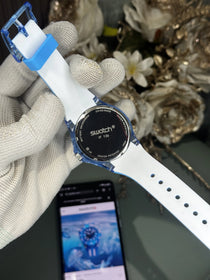 Swatch Blue Fire Premium Quartz Watch