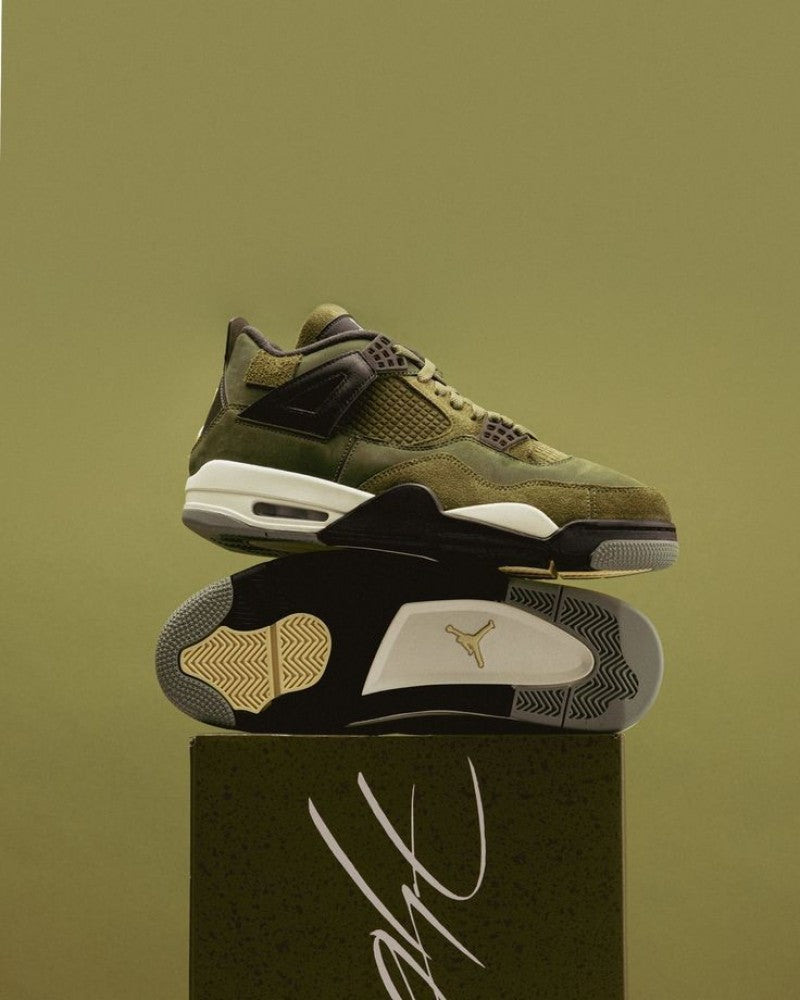 AIR JORDAN RETRO 4 OLIVE CRAFT Main image