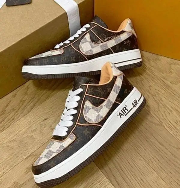 Nik_e AirForce X Louis Vuitton Monogram