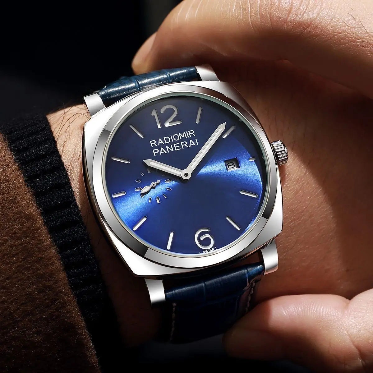 Panerai Radiomir Quaranta Blue White Premium Quartz Watch Main image