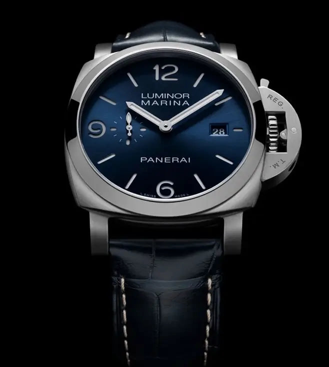 Panerai Radiomir Quaranta Blue White Premium Quartz Watch Secondary image
