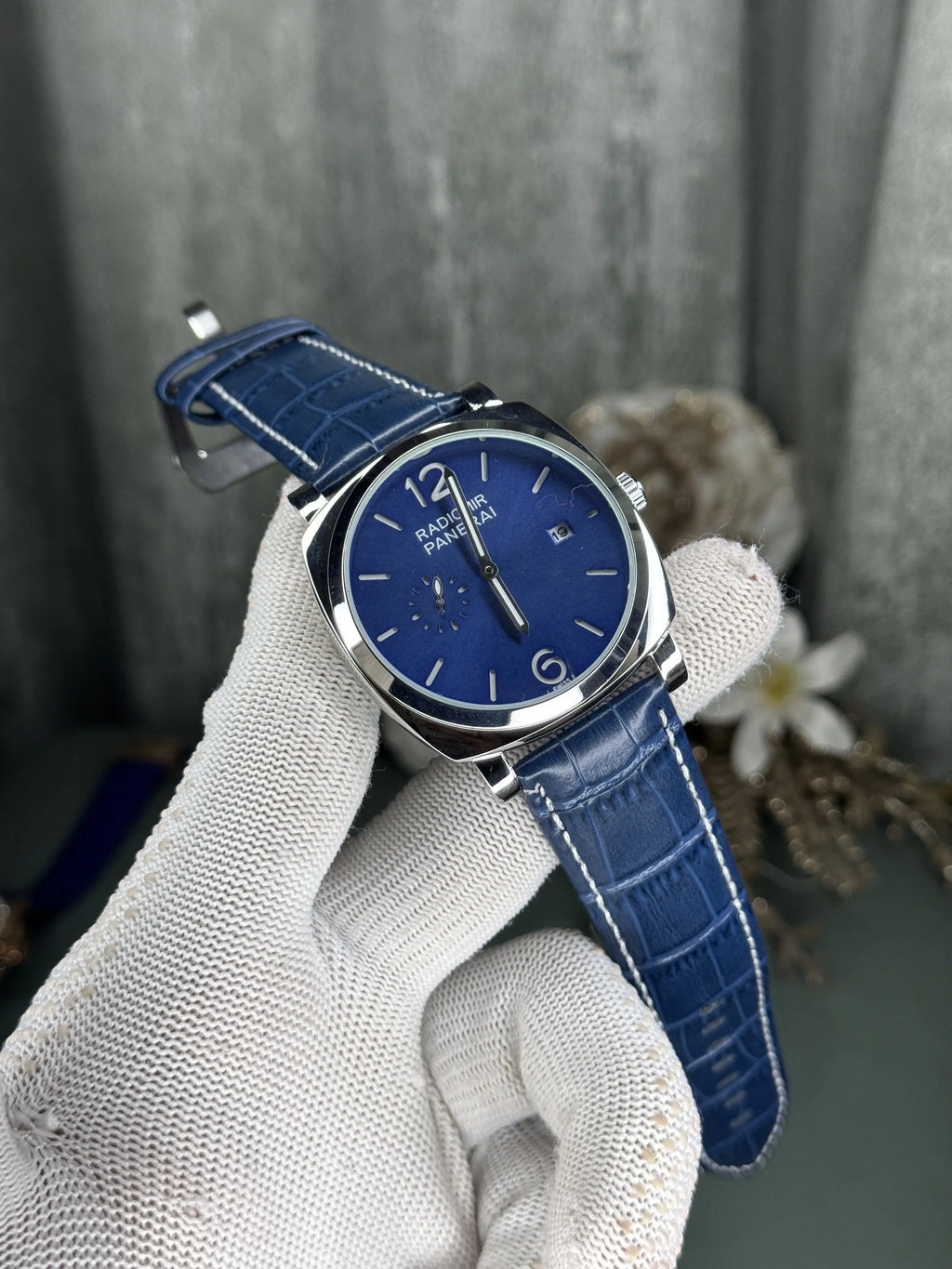 Panerai Radiomir Quaranta Blue White Premium Quartz Watch