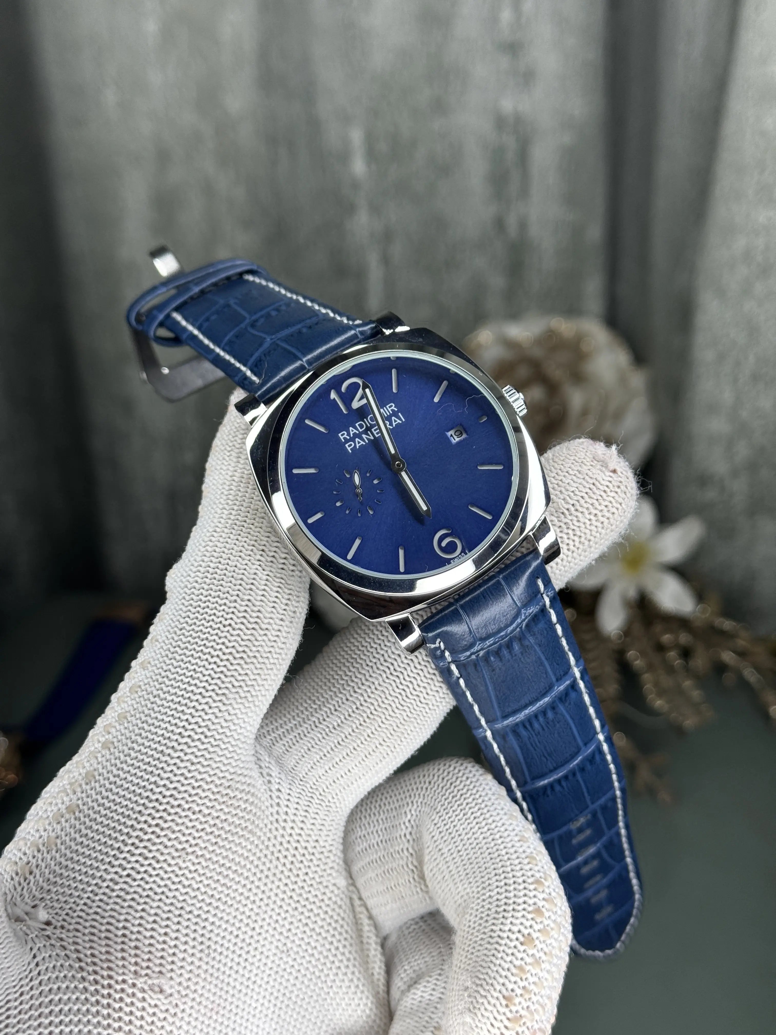 Panerai Radiomir Quaranta Blue White Premium Quartz Watch
