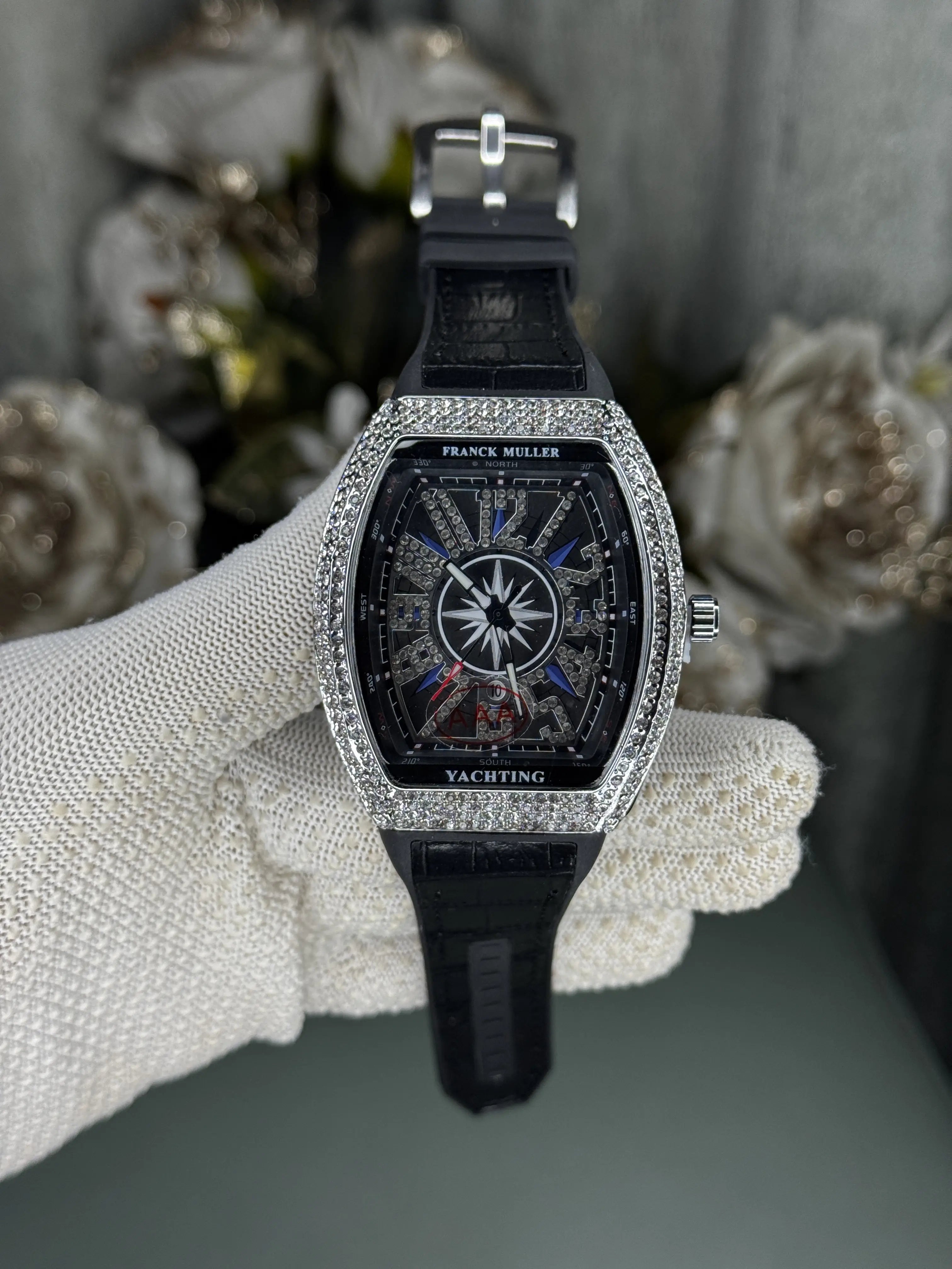 Frank Muller Yachting Silver Black Premium Watch Main image