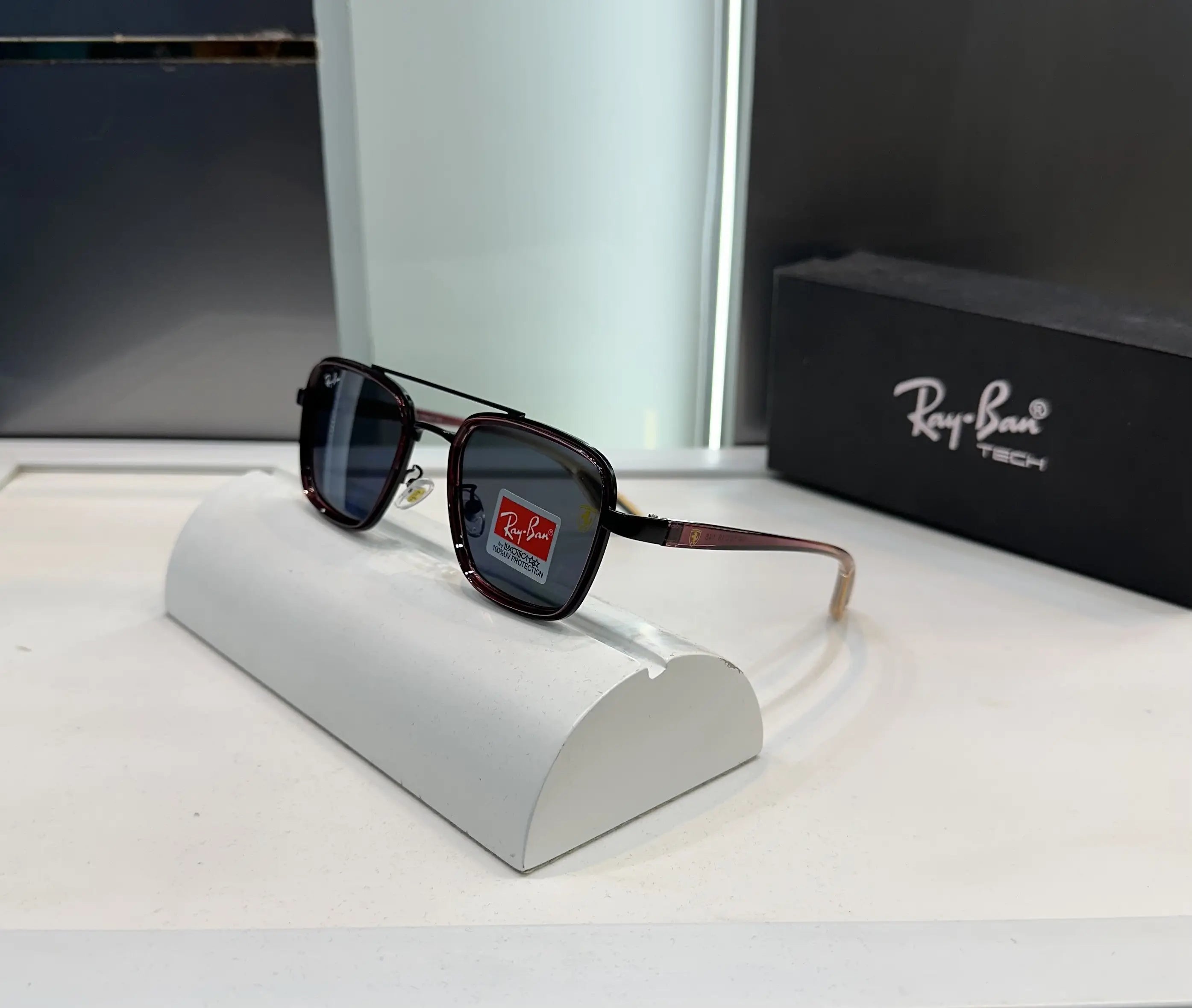 Ray Ban Brown Black Premium Shades 06 Main image