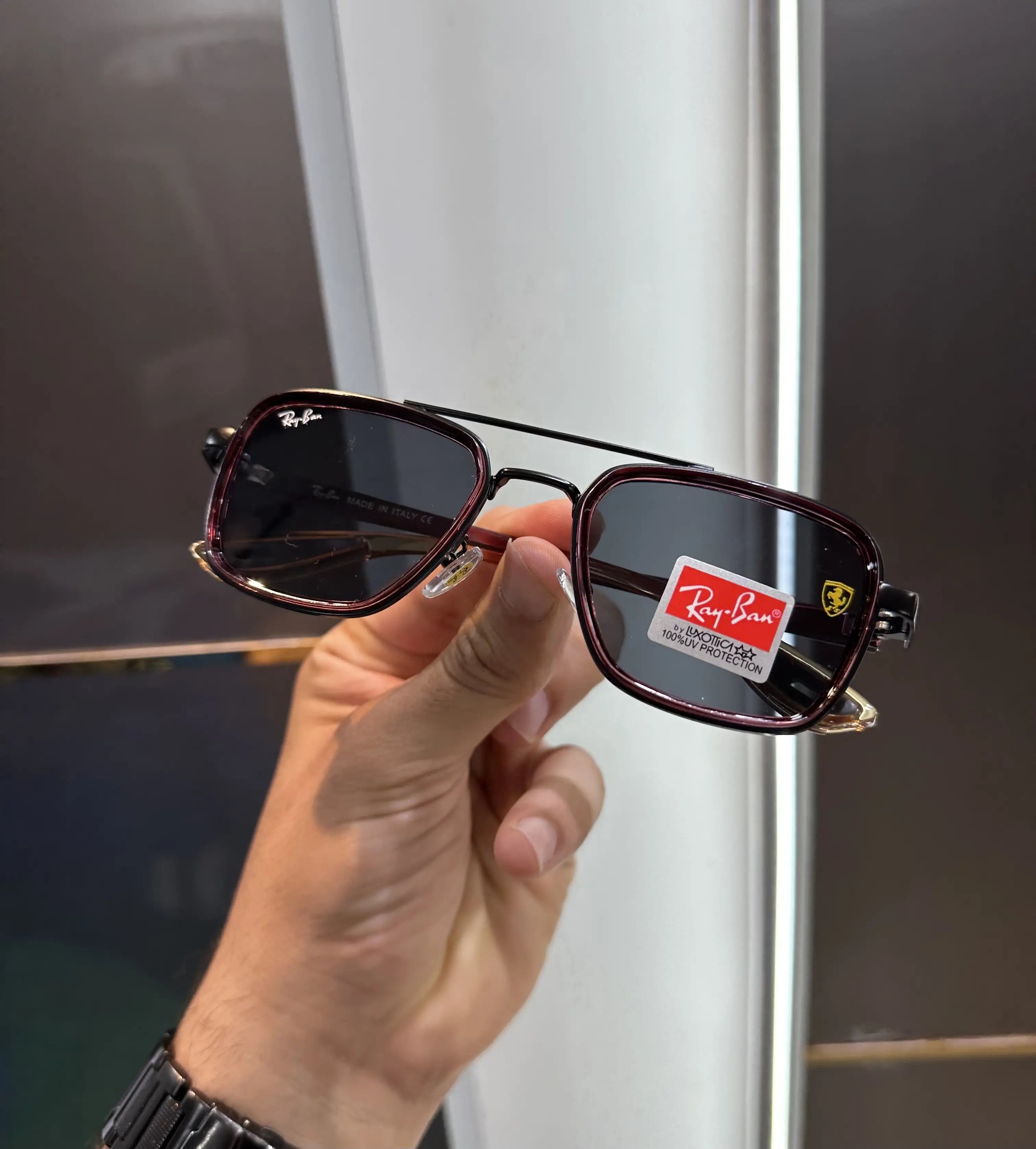 Ray Ban Brown Black Premium Shades 06 Secondary image
