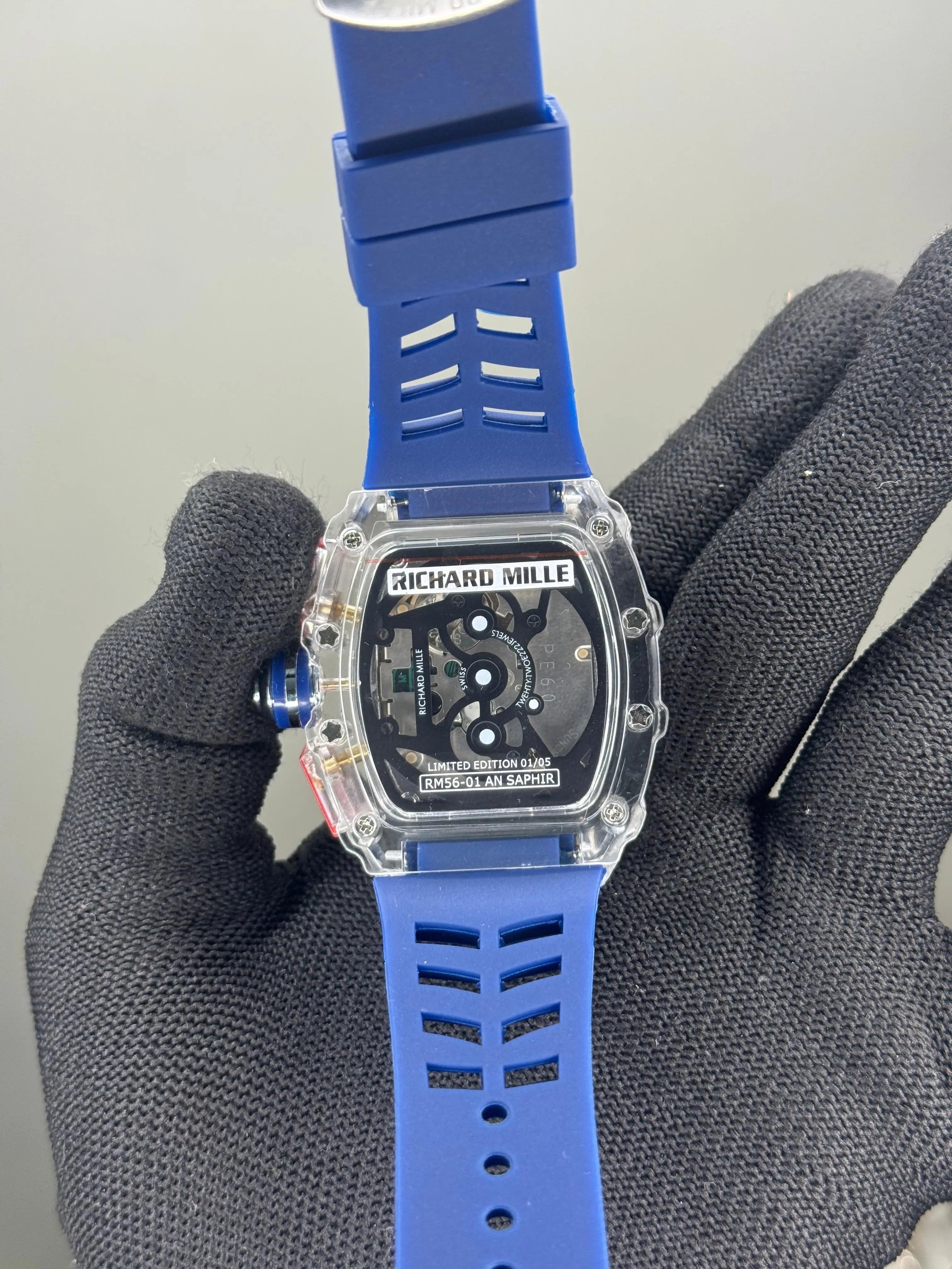 Richard Mille Mc Laren Blue Chronograph Watch