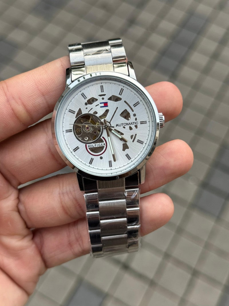 Tommy Hilfige r Automatic Silver White Secondary image