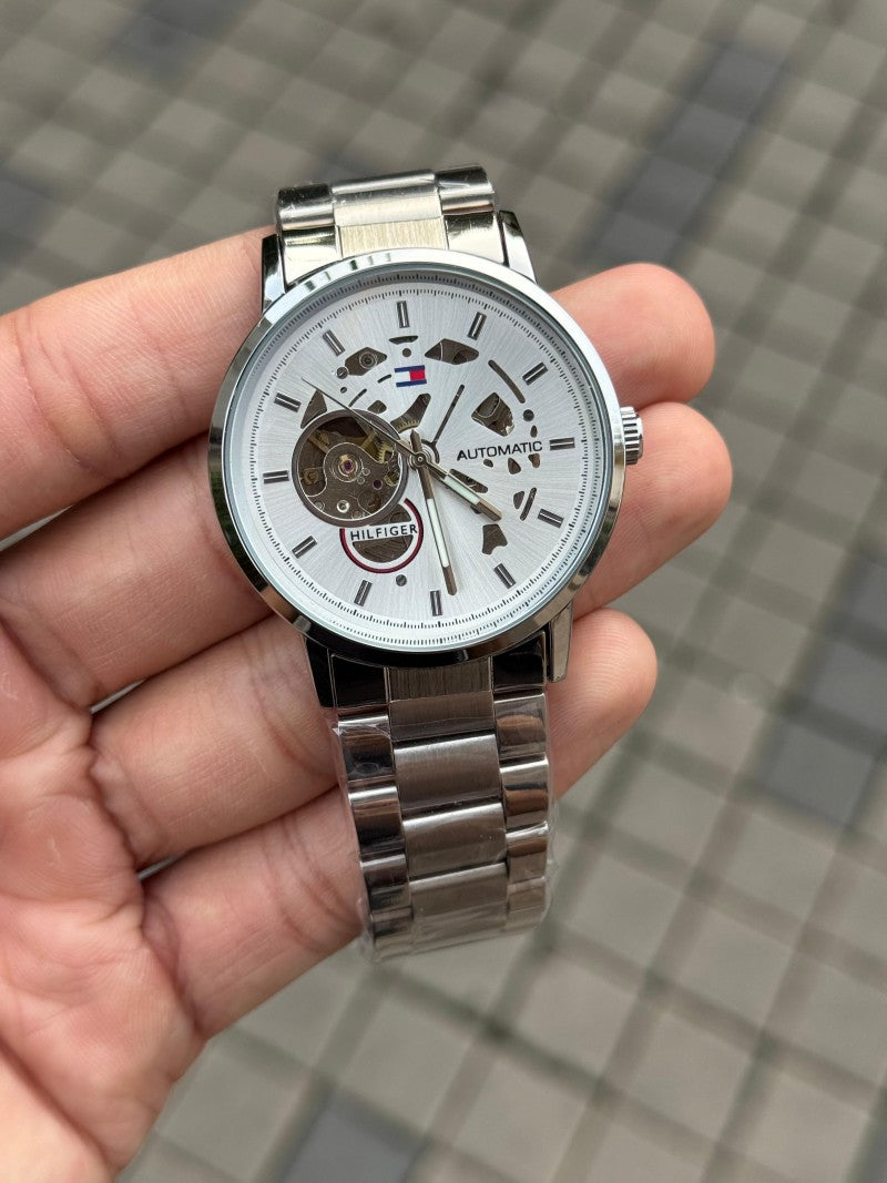 Tommy Hilfige r Automatic Silver White Main image