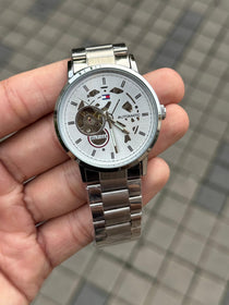 Tommy Hilfige r Automatic Silver White