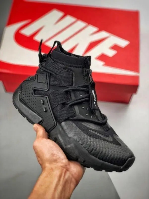 Nik e Huarache Gripp Gs Triple Black Main image
