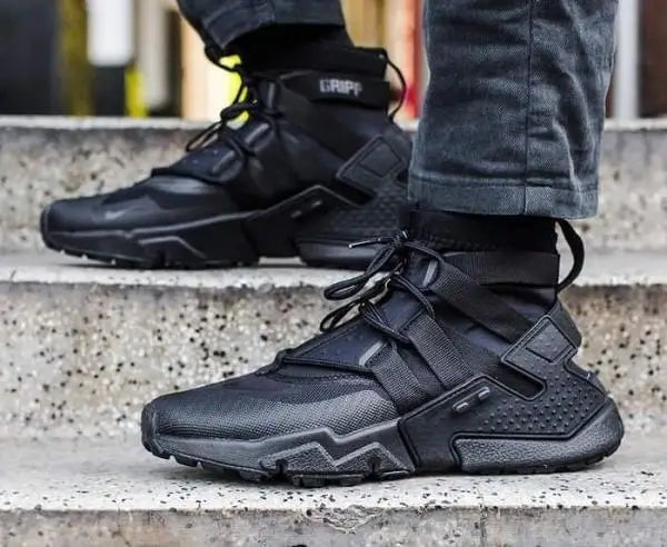 Nik e Huarache Gripp Gs Triple Black