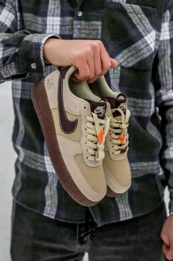 Nik_e Airforce 1 Low Coffee Suede Quality