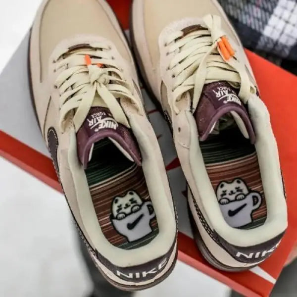 Nik_e Airforce 1 Low Coffee Suede Quality