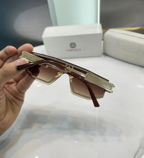 Versac e Gold Brown Metal Premium Shades 9995