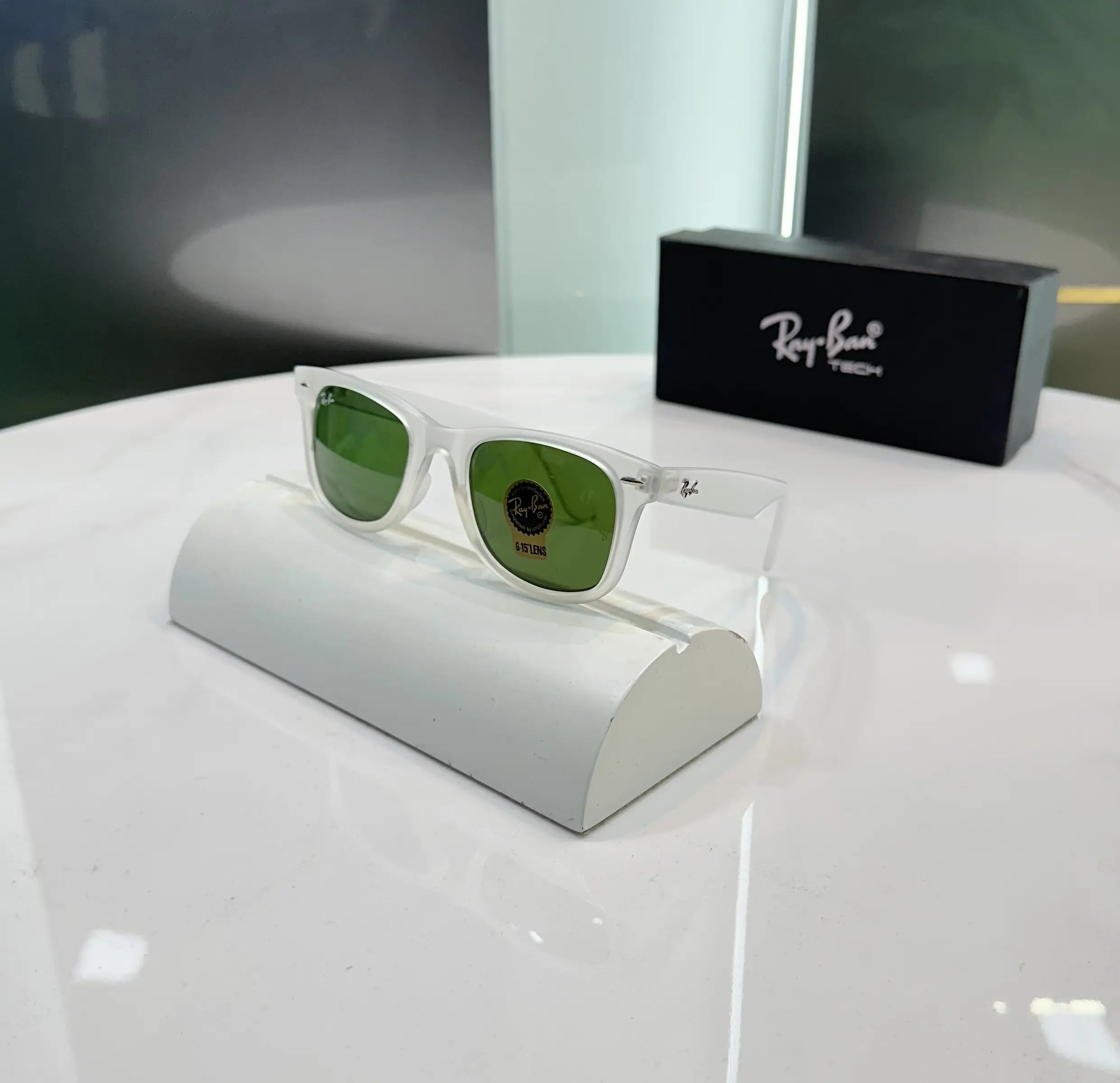 RayBan Ice Green Premium Shades 2140 Main image