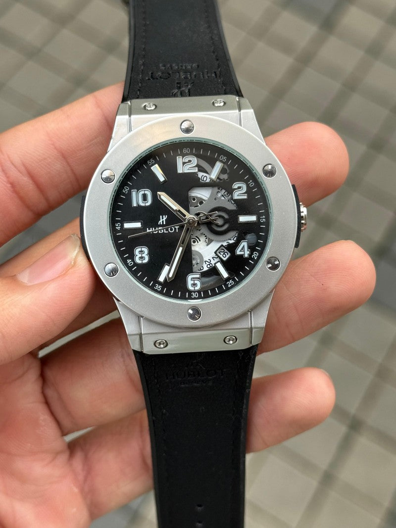 Hublo t Big Bang Quartz Silver Black Main image