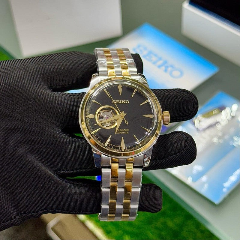 Seik o Presage Cocktail Automatic Two Tone Black Dial Main image