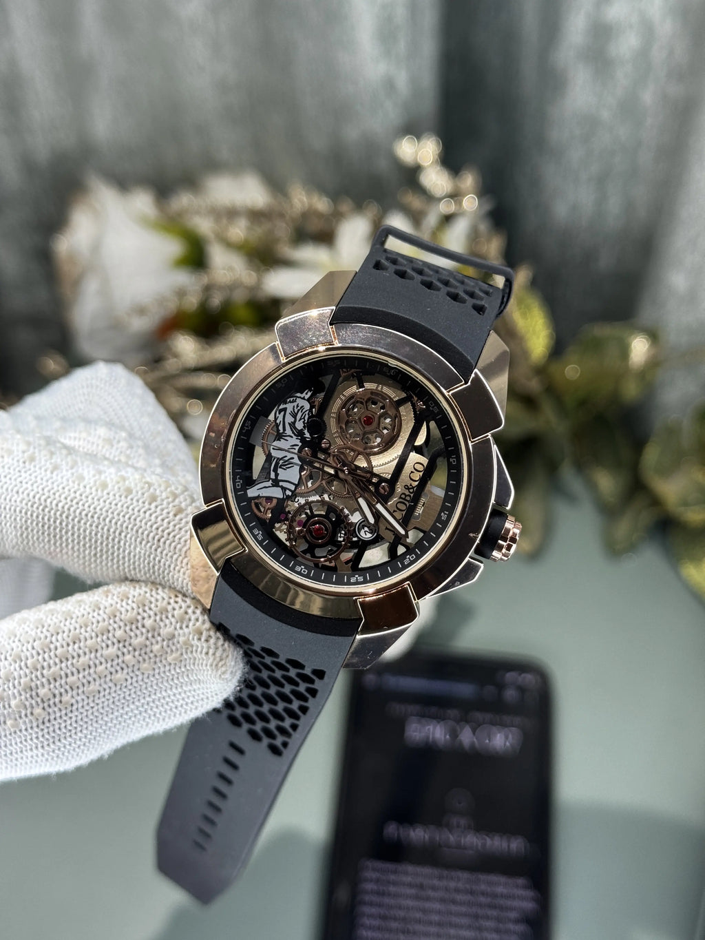 Jacob&Co. Cr7 Copper Black Quartz Premium Watch