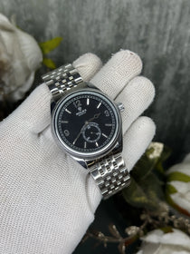 Role x Chronometer Silver Black Premium Watch