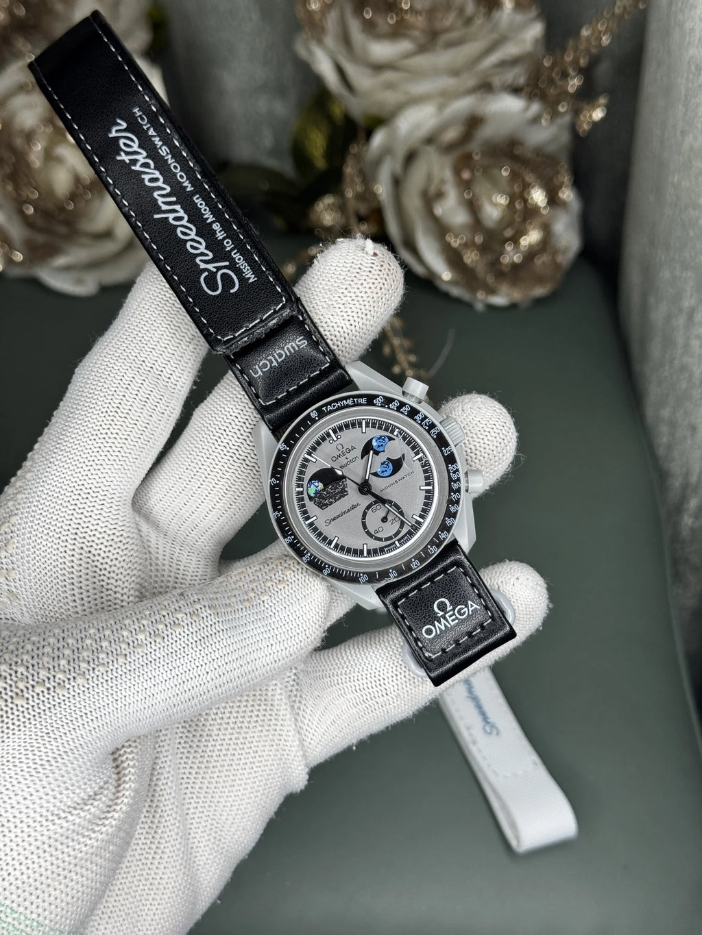 Omega x Swatch Grey Premium Watch
