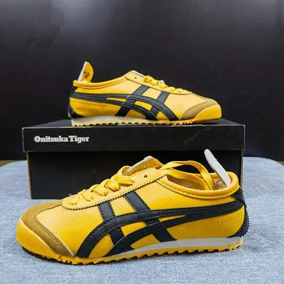 Onitsuk a Tiger MEXICO 66 Yellow Black 1st Leather Quality Fixx