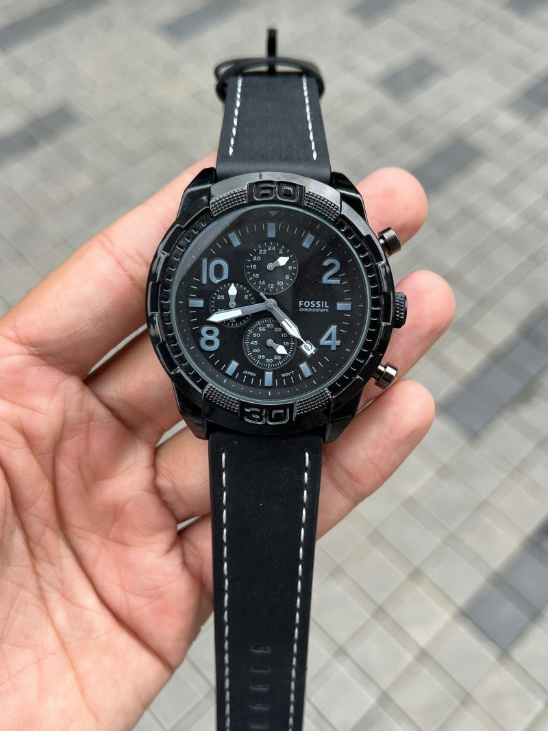 Fossi l Bronson Chronograph Black Secondary image