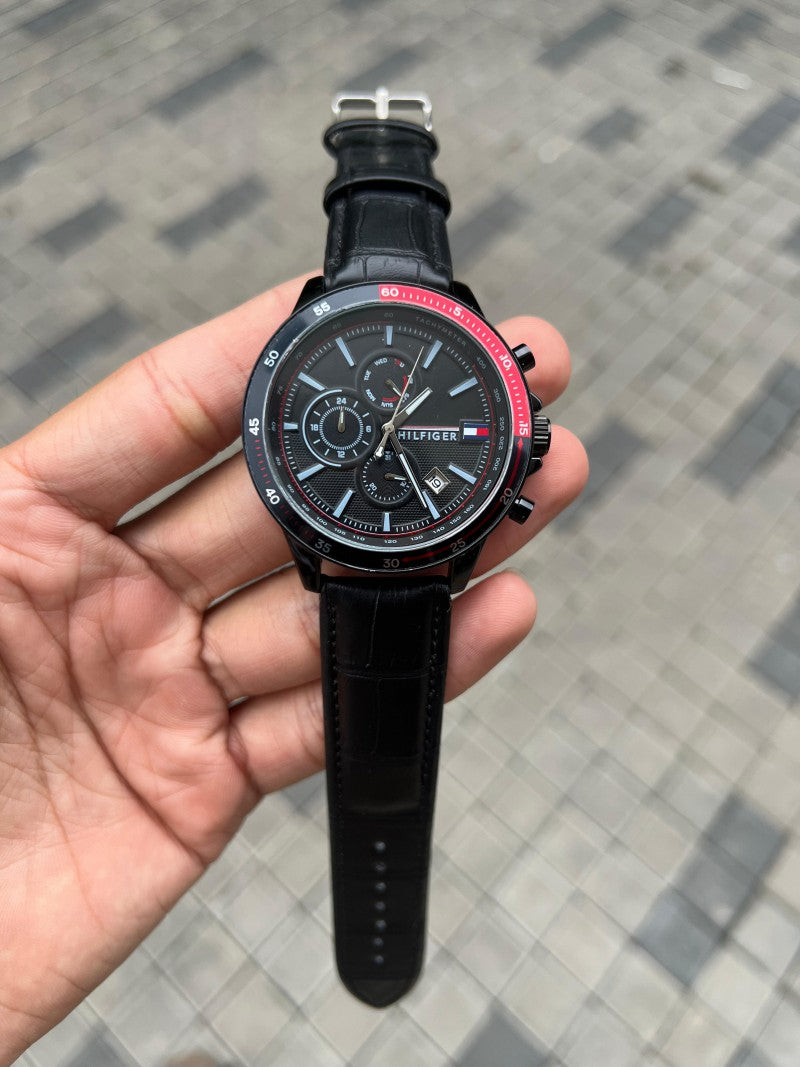 Tommy Hilfige r Chronograph Leather Main image