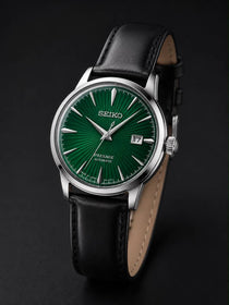 SEIK O PRESAGE LEATHER QUARTZ 933
