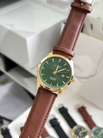 SEIK O PRESAGE LEATHER QUARTZ 933