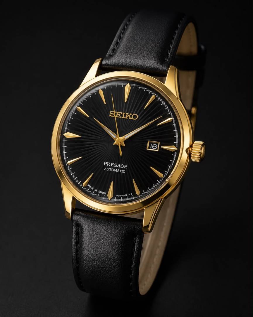 SEIK O PRESAGE LEATHER QUARTZ 933 Main image