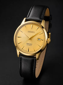 SEIK O PRESAGE LEATHER QUARTZ 933