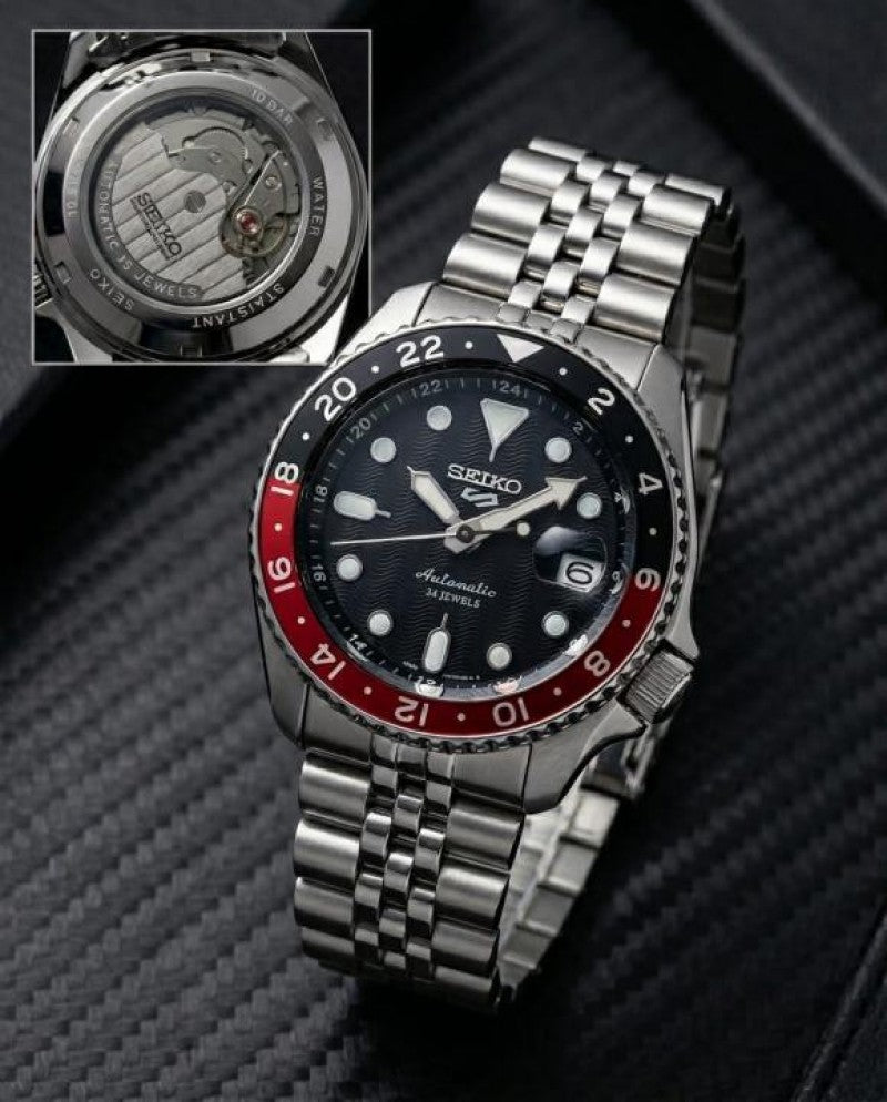 Seiko 5 sports GMT back open 0001 Main image