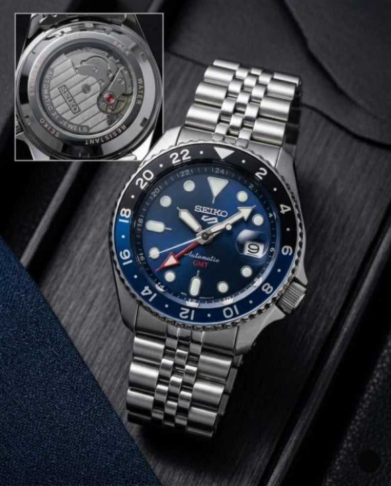Seiko 5 sports GMT back open 0001 Main image